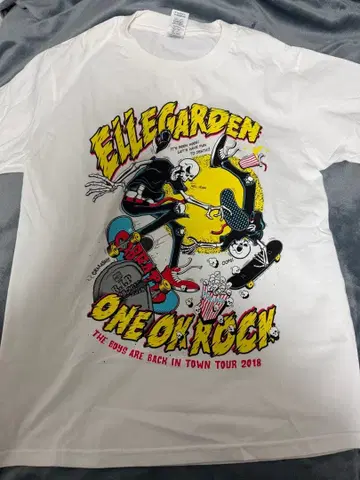 ELLEGARDEN 2018년 투어 T셔츠 M 사이즈 원오크 엘르