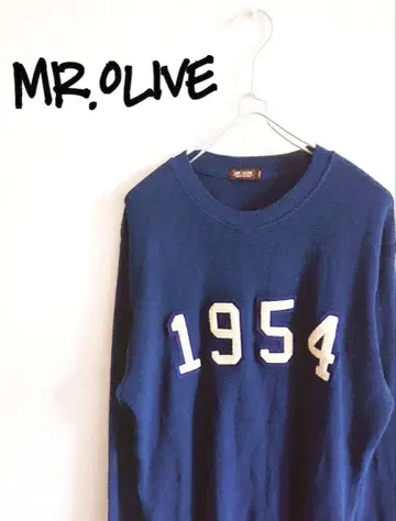 D220677 MR.OLIVE 와펜 니트