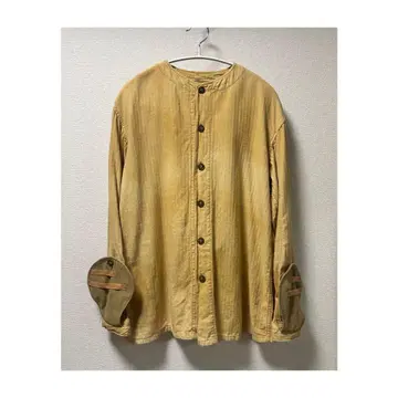 80년대 러시아군 가스프로 노카라 긴팔 셔츠 빈티지 밀리터리