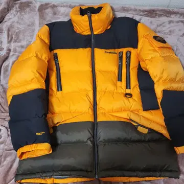 Firstlook 다운 구스 자켓 오렌지/black