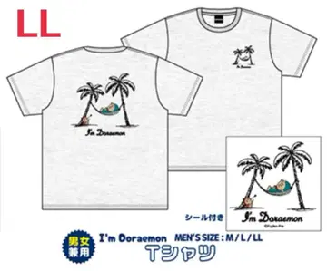 아이엠도라에몽 도라에몽 미니도라 리조트 반팔 티셔츠 LL