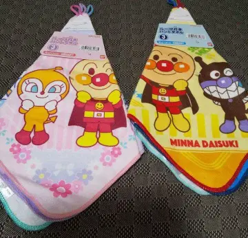 호빵맨 세균맨 루프 타월 타월 핸드 타월 6개