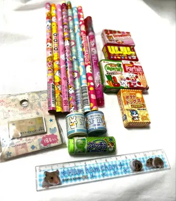 헤이세이 레트로 팬시 햄스터 산엑스 문구 묶음 판매