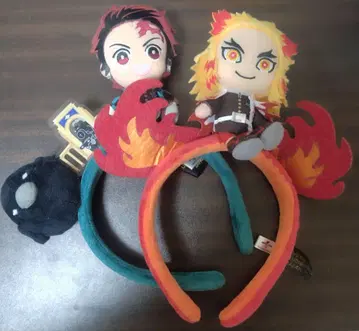 USJ 콜라보 렌고쿠 쿄쥬로 & 카마도 탄지로 머리띠 2개 묶음 판매