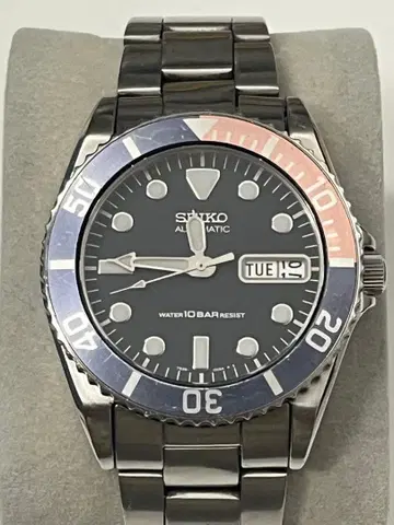 SEIKO 자동 와인딩 시계 펩시 다이얼 7s26-0040