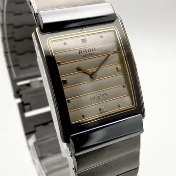 [ 작동 ] RADO DIASTAR 콤비 여성용 손목시계 쿼츠