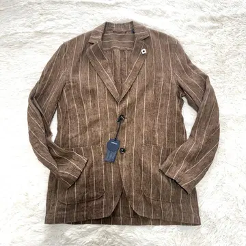 새상품 LARDINI 라르디니 린넨 자켓 M 테일러드 자켓