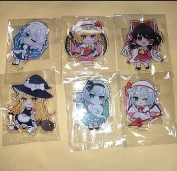 미개봉 동방Project 아크릴 스탠드 6종 세트 애니메이트 포인트