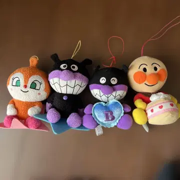 호빵맨 세균맨 봉제 인형 달려라! 호빵맨