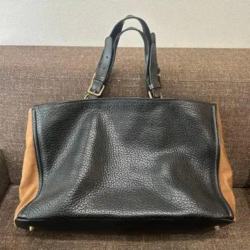 드리스 반 노튼 토트백 블랙/브라운