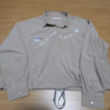 그라니프 graniph 시마연가 립스탑 크롭 셔츠 L