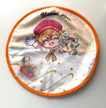 니지산지 우사미 리토 마리온 크레이프 콜라보 타월 아크릴 키링