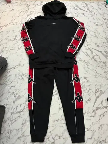 kappa 트랙 자켓 셋업 사이즈 L 빨검