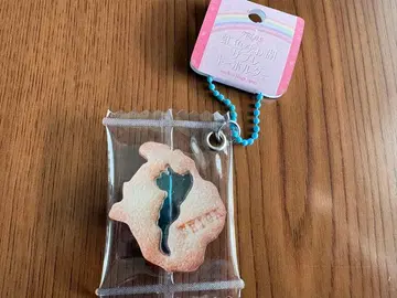 레인보우 컬러 비와코 키링 스카이블루 미사용 새상품