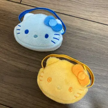 헬로키티 파우치 세트 스카이블루 오렌지