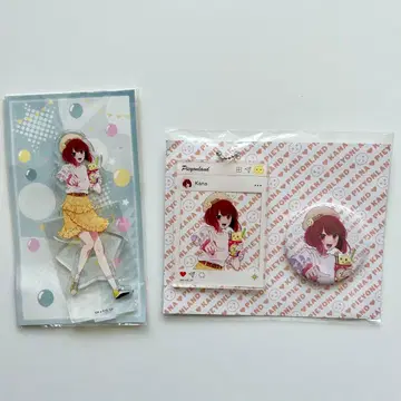 최애의 아이 삐에용랜드 아크릴 스탠드 캔뱃지 & 아크릴 키링 아리마 카나