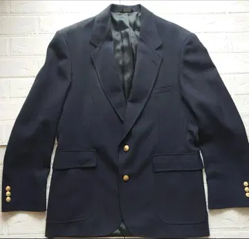 남성용 네이비 싱글 블레이저 USA제