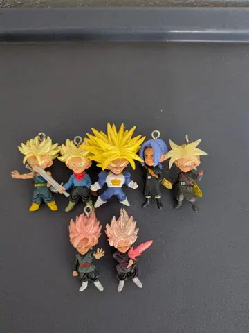 드래곤볼 udm 트렁크 슈퍼 사이어인 로제 7체 세트