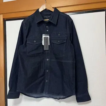 in the attic 다크 데님 긴팔 셔츠 M