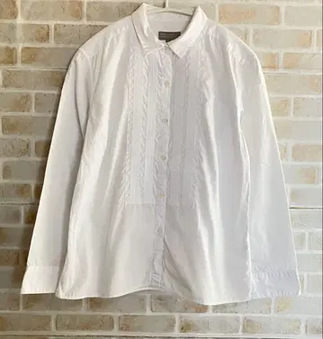 마가렛호웰 핀턱 블라우스 셔츠 코튼 사이즈 II