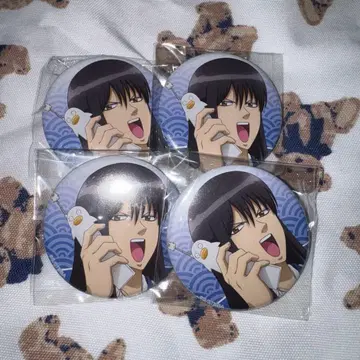 은혼 휴대폰 캔뱃지 가츠라 코타로 4점