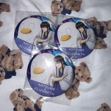 은혼 우주 부유 캔뱃지 가츠라 코타로 3개