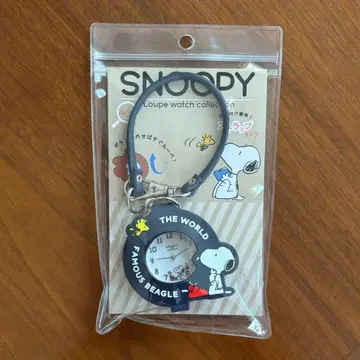 스누피 회중시계 루페 워치 미사용 새상품