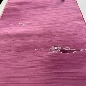 순수 실크 옷감 기모노 원단 핑크 계열 일본풍 패턴 미재단 05