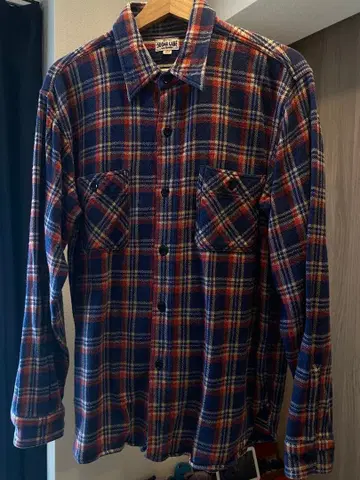 sugarcane/플란넬 셔츠/빨파 체크 무늬/동양 엔터프라이즈