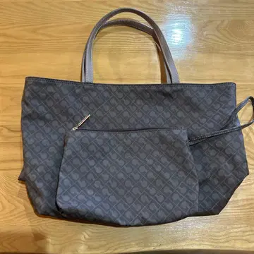 게라르디니 그레이 로고 패턴 토트백 리버서블