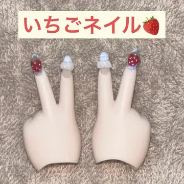 1점입니다 [ MDD 핸드 네일 ] 딸기 네일