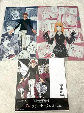 데스노트 DMM 복권 C상 클리너 크로스 D상 클리어 파일&스티커