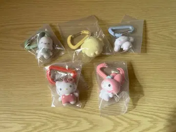 산리오 컬러풀 카라비너 마스코트 참 컴플리트 세트 리플렛 포함