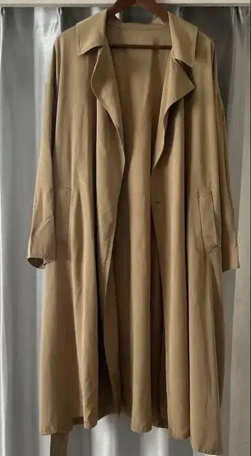 mizuiroind 베이지 트렌치코트