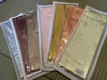 레이어트 카라 7개 세트, 다양한 색상의 새틴 소재