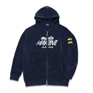 새상품 무타 마린 몰 스무스 니트 지퍼 후드티 블랙