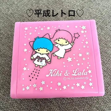 초레어 [ 헤이세이 레트로 ] 키키라라 화장품 케이스 거울 소품함