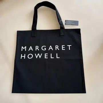 MARGARET HOWELL 블랙 토트백 코튼 100%