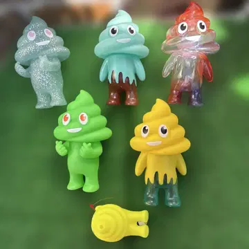 똥 모양 피규어 6체 세트