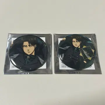 진격의 거인 Dignified 트레이딩 캔뱃지 리바이 2종