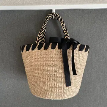 아나텔리어 Anatelier 바스켓백 리본 포함 버킷백 성숙 큐트