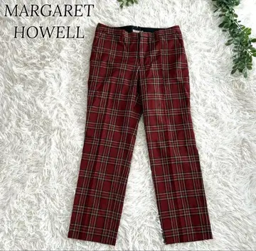 마가렛호웰 타탄 체크 데파드 팬츠