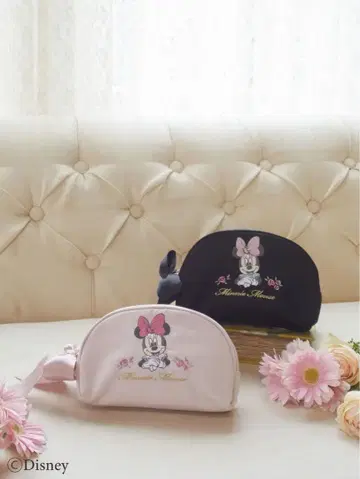 메종 드 플뢰르 미니 마우스 새틴 파우치 디즈니 미니의 날