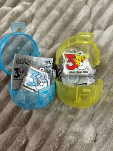 포켓몬 메탈 참 마스코트 피카츄 꼬부기 가챠가챠