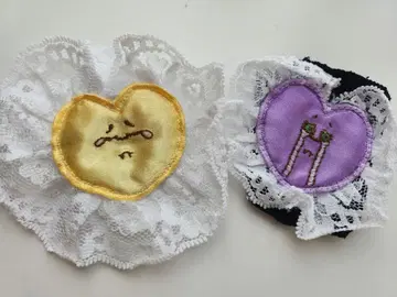 제니팩스 jenny fax 크라이하트 와펜 2개 세트 (자투리 천)