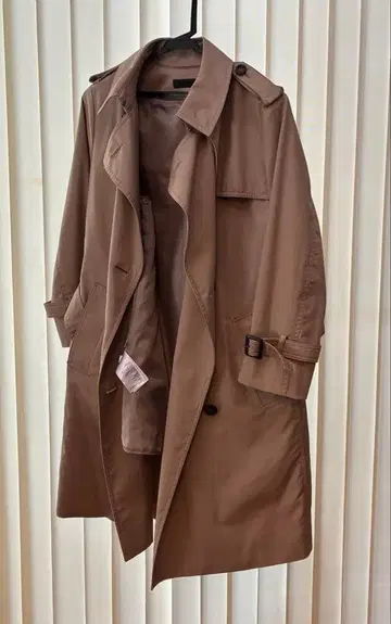 베이지 트렌치코트 M 사이즈