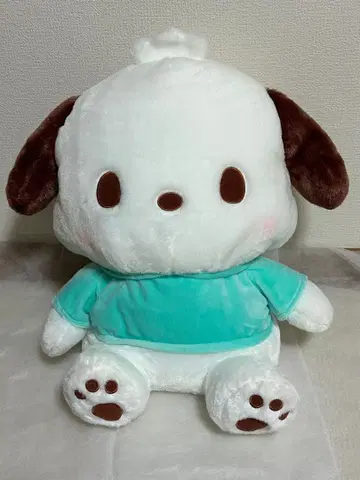 포차코 유루카와 초 BIG 빅 봉제 인형 기가 점보 파스텔 그린