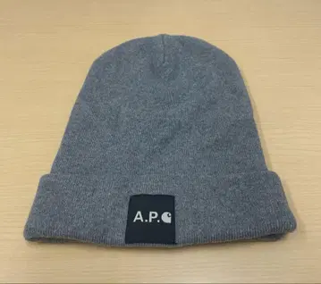 Carhartt A.P.C. 콜라보 그레이 니트 모자 칼하트
