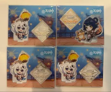 [미개봉 새상품] 원신 아크릴 스탠드 파이몬 향릉 전 2종 4개 세트