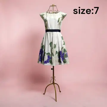 마리메르 에프데 꽃무늬 슬리브리스 원피스 7호 일본제 마스캇